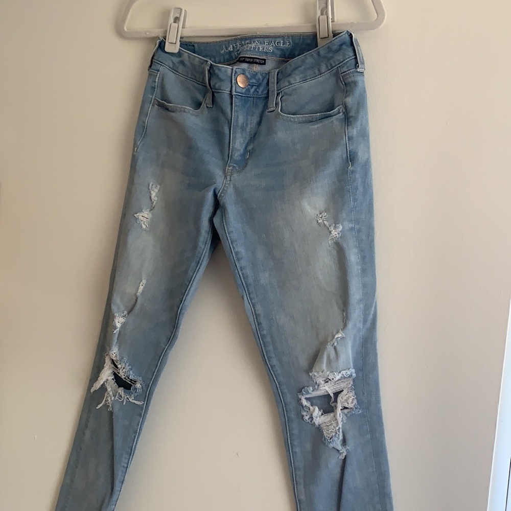 AEO 360 super stretch jegging size 6 - Picture 3 of 8